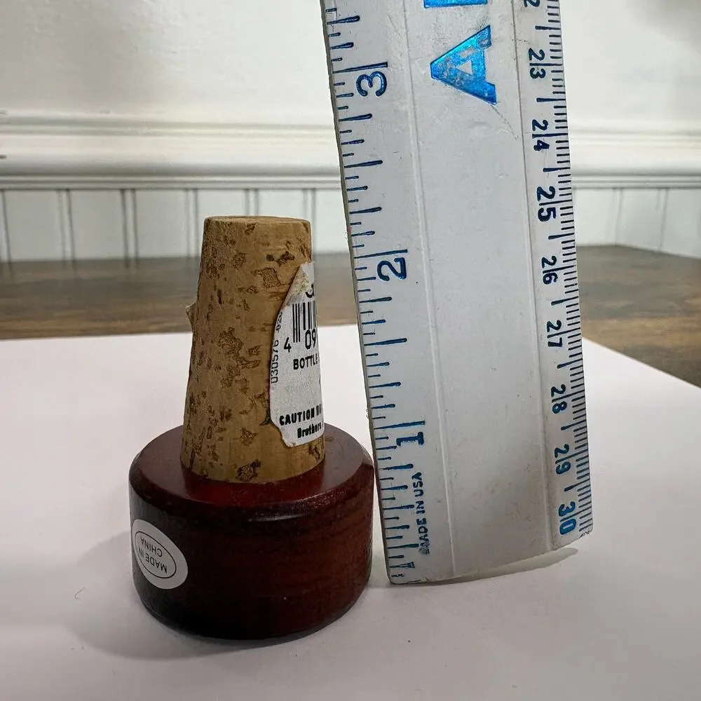 Walt‎ Disney World Mickey & Minnie Mouse Wine Bottle Cork Stopper Wood Engraved